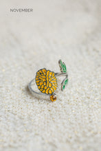 Load image into Gallery viewer, Colorful Birth Flower Ring