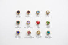 Load image into Gallery viewer, Dainty Birthstone Charm Necklace