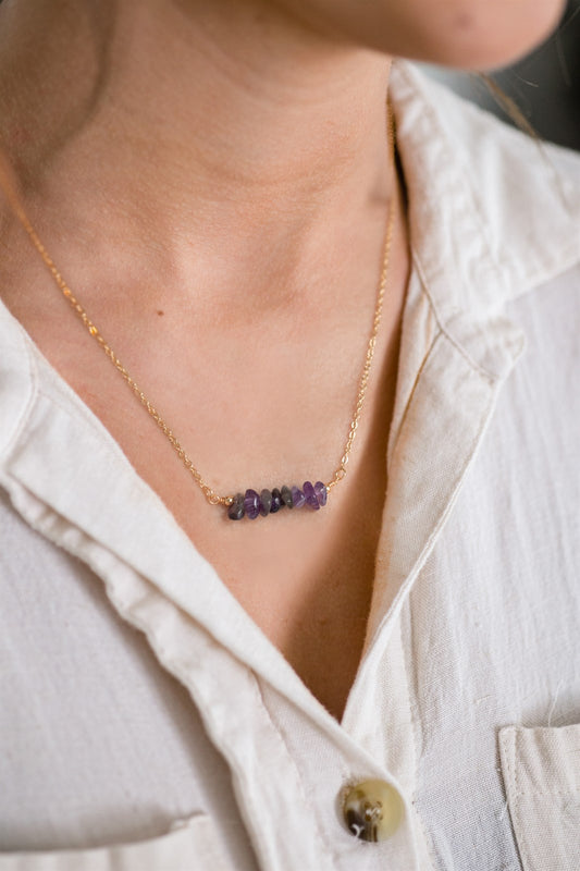 Crystal Birthstone Necklace