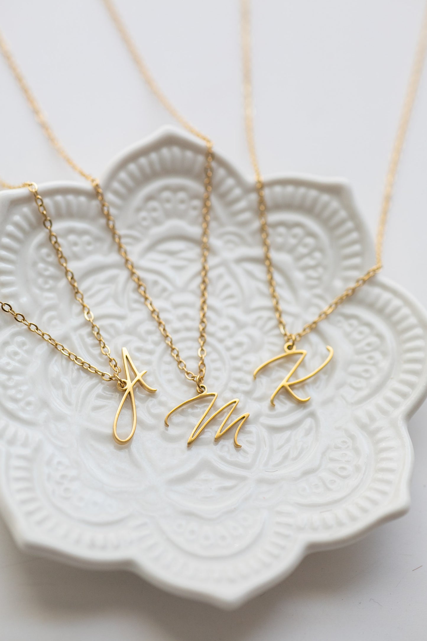 Cursive Initial Necklace