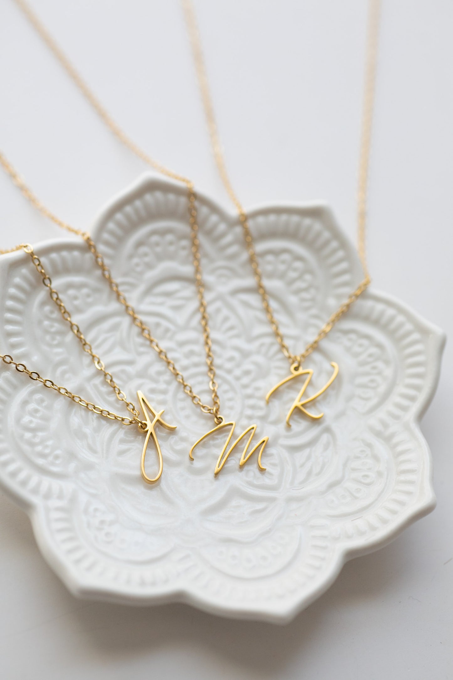 Cursive Initial Necklace