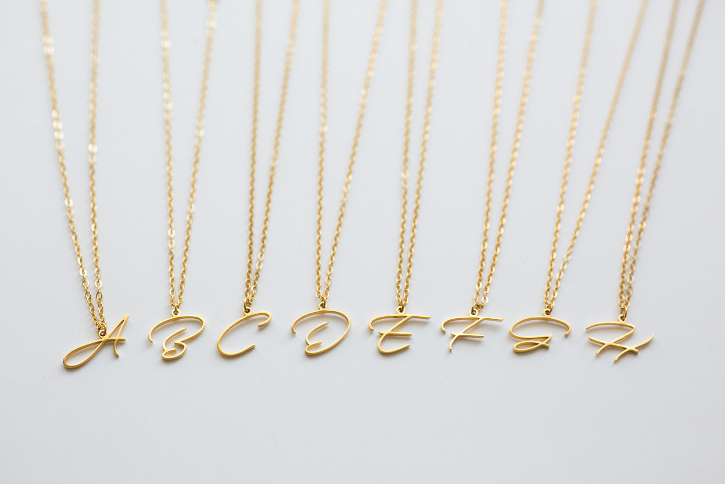 Cursive Initial Necklace