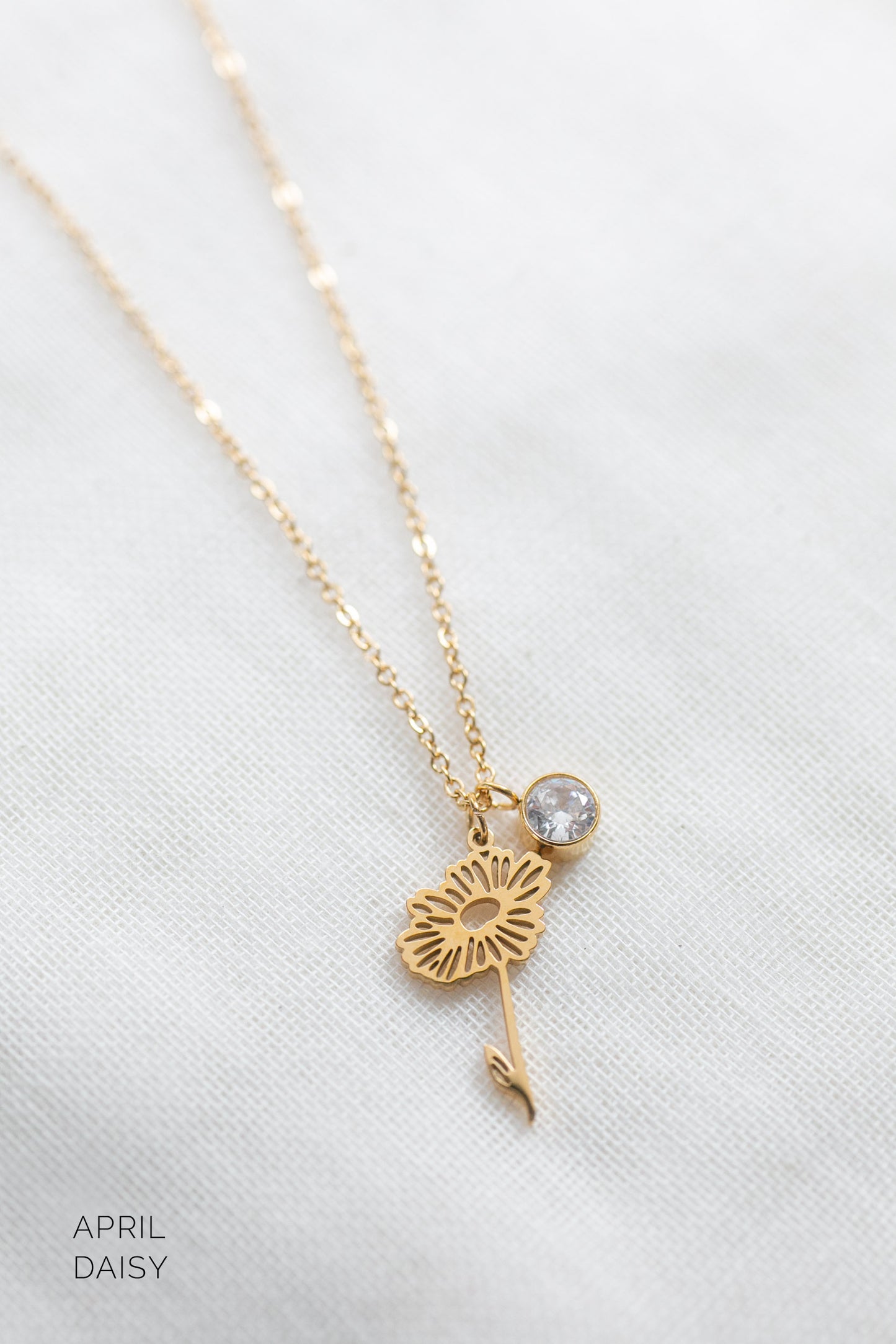 Delicate Birth Flower Necklace