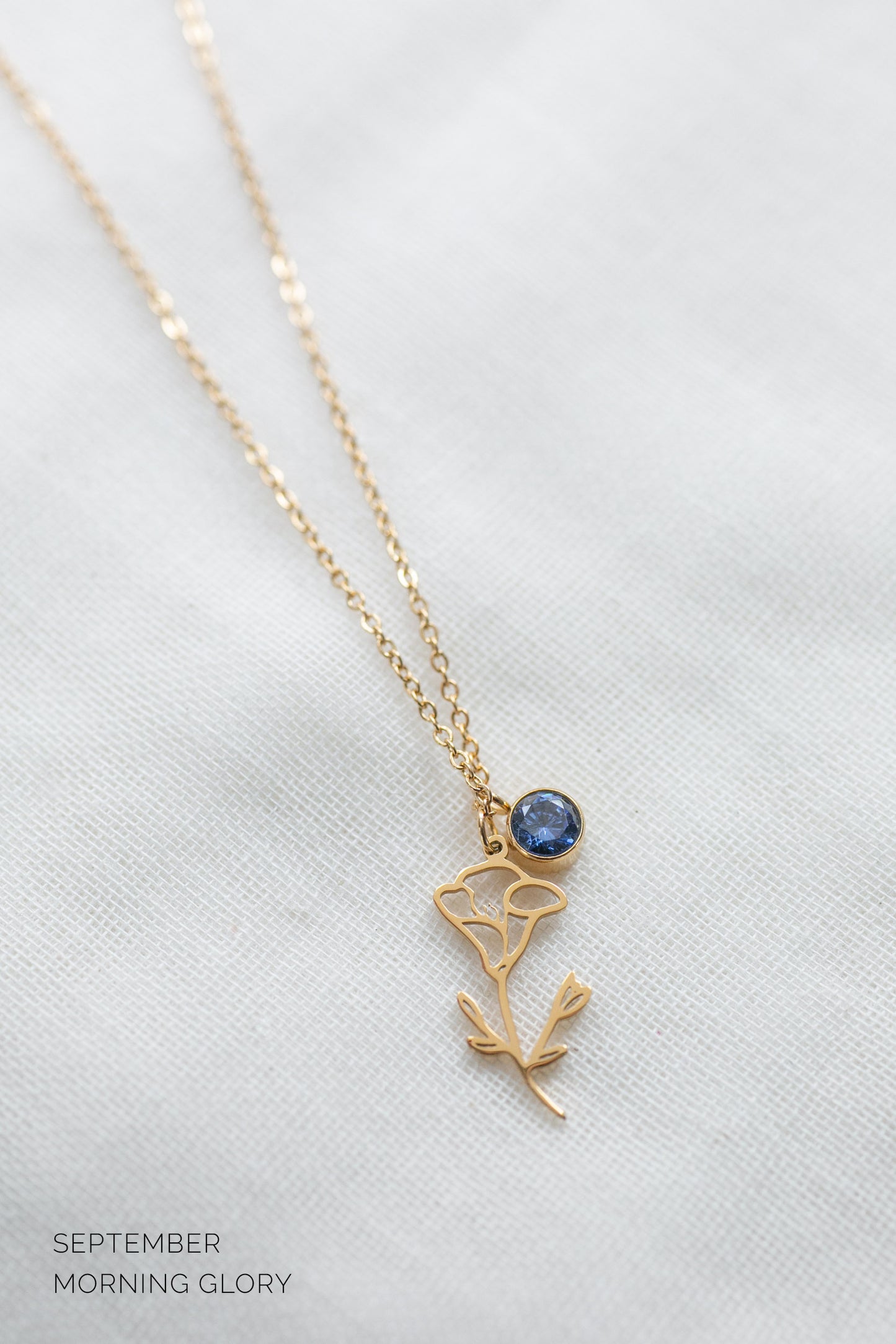 Delicate Birth Flower Necklace