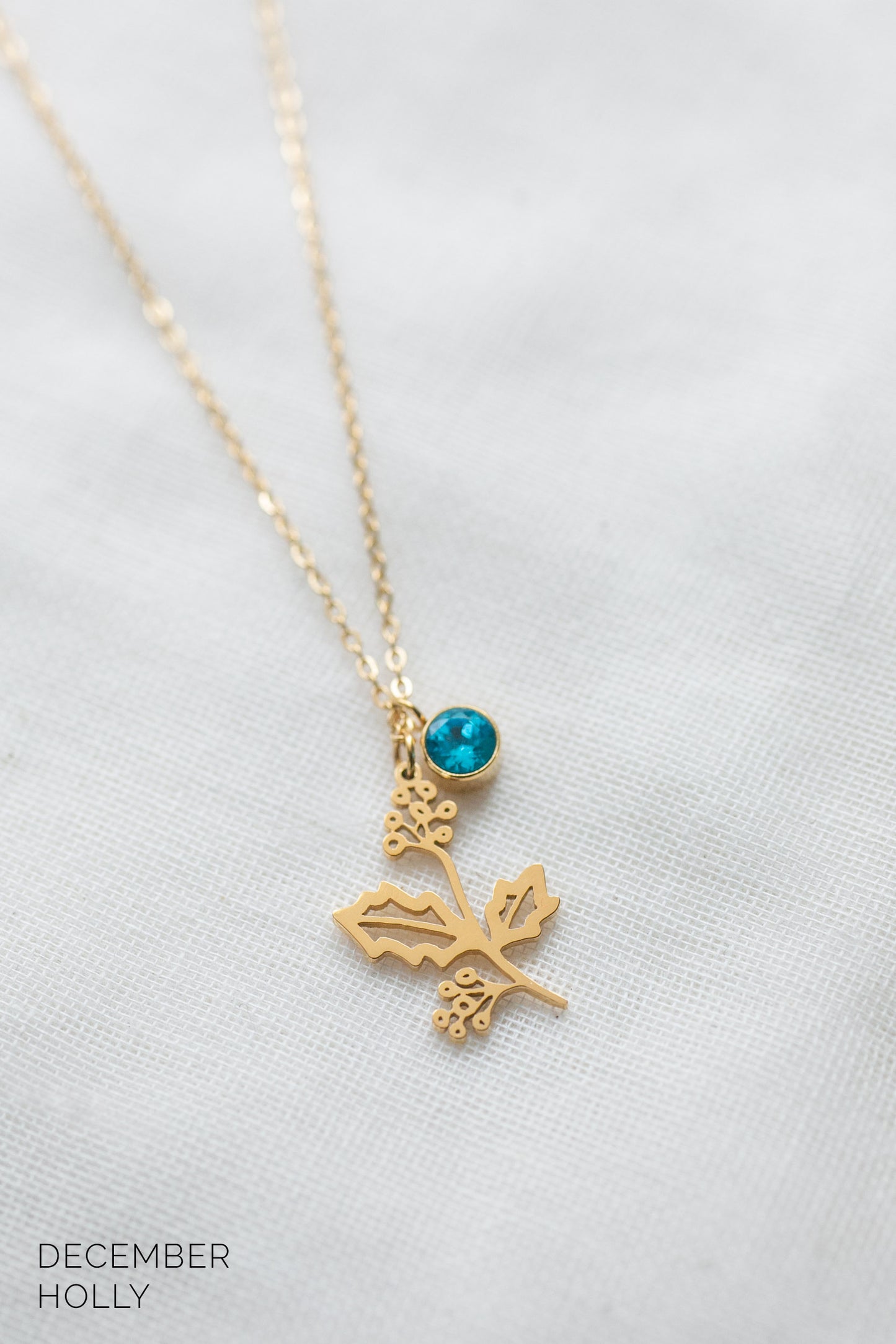 Delicate Birth Flower Necklace