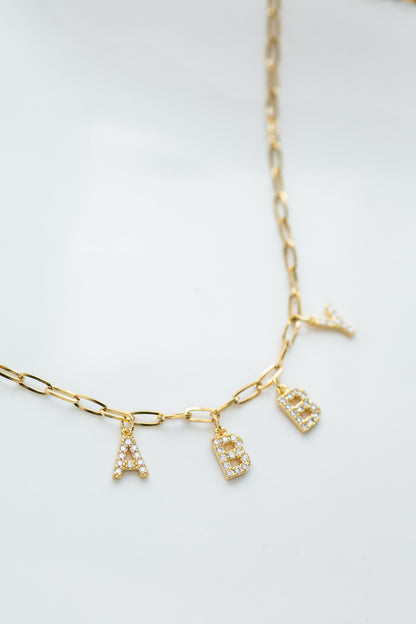 Sparkly Personalized Name Necklace