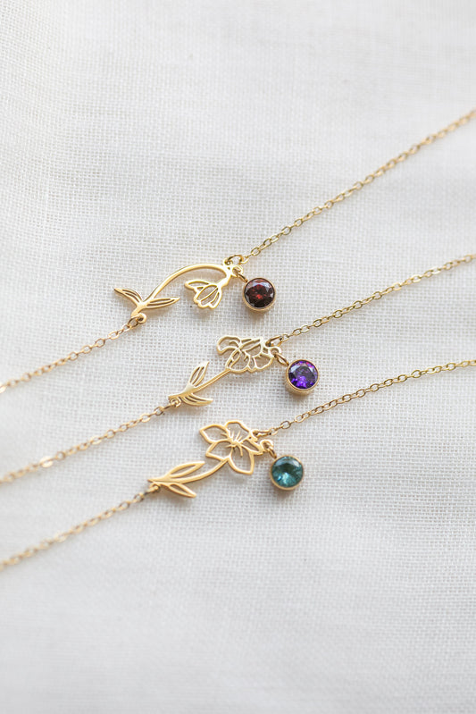 Birth Flower Bracelet