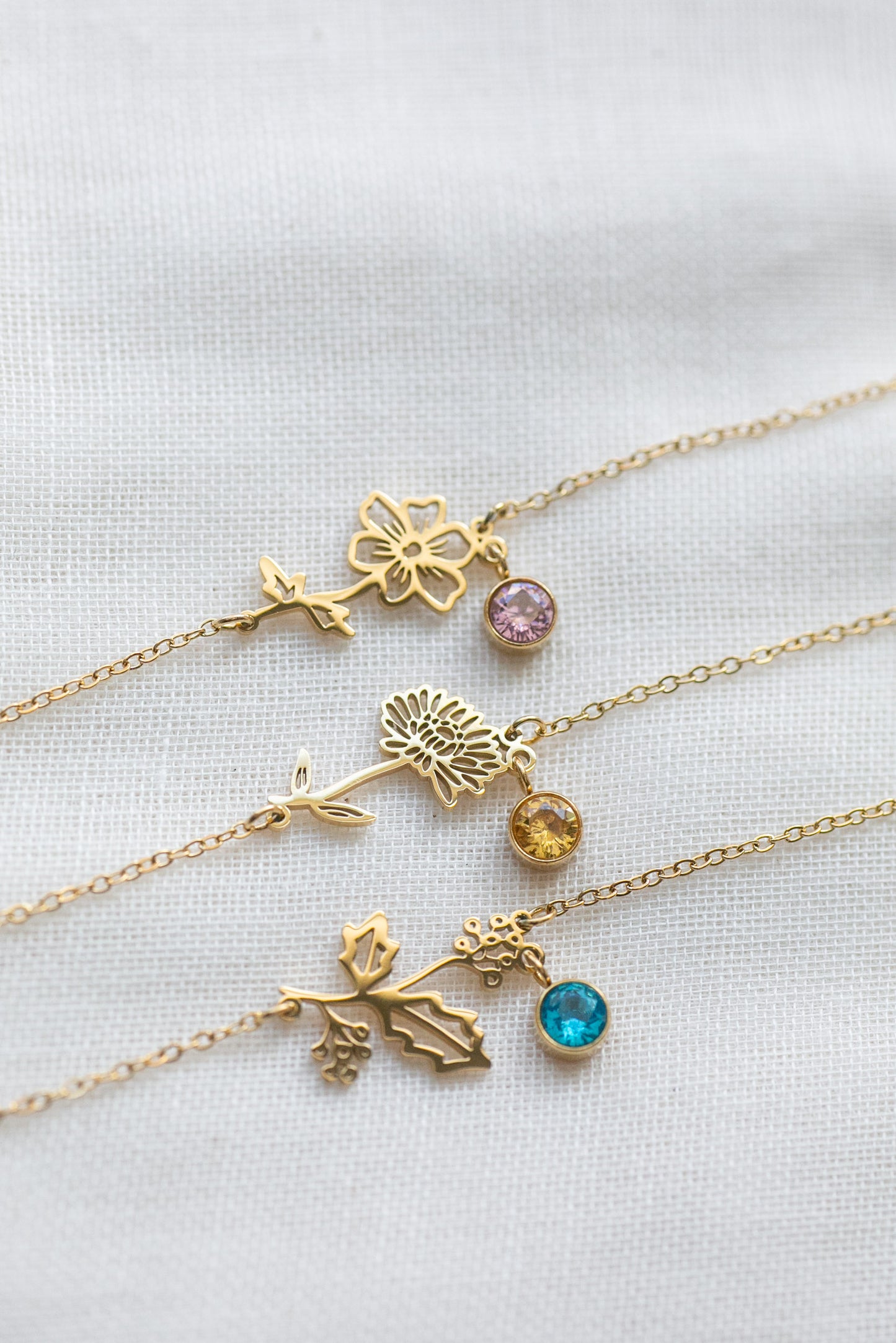 Birth Flower Bracelet