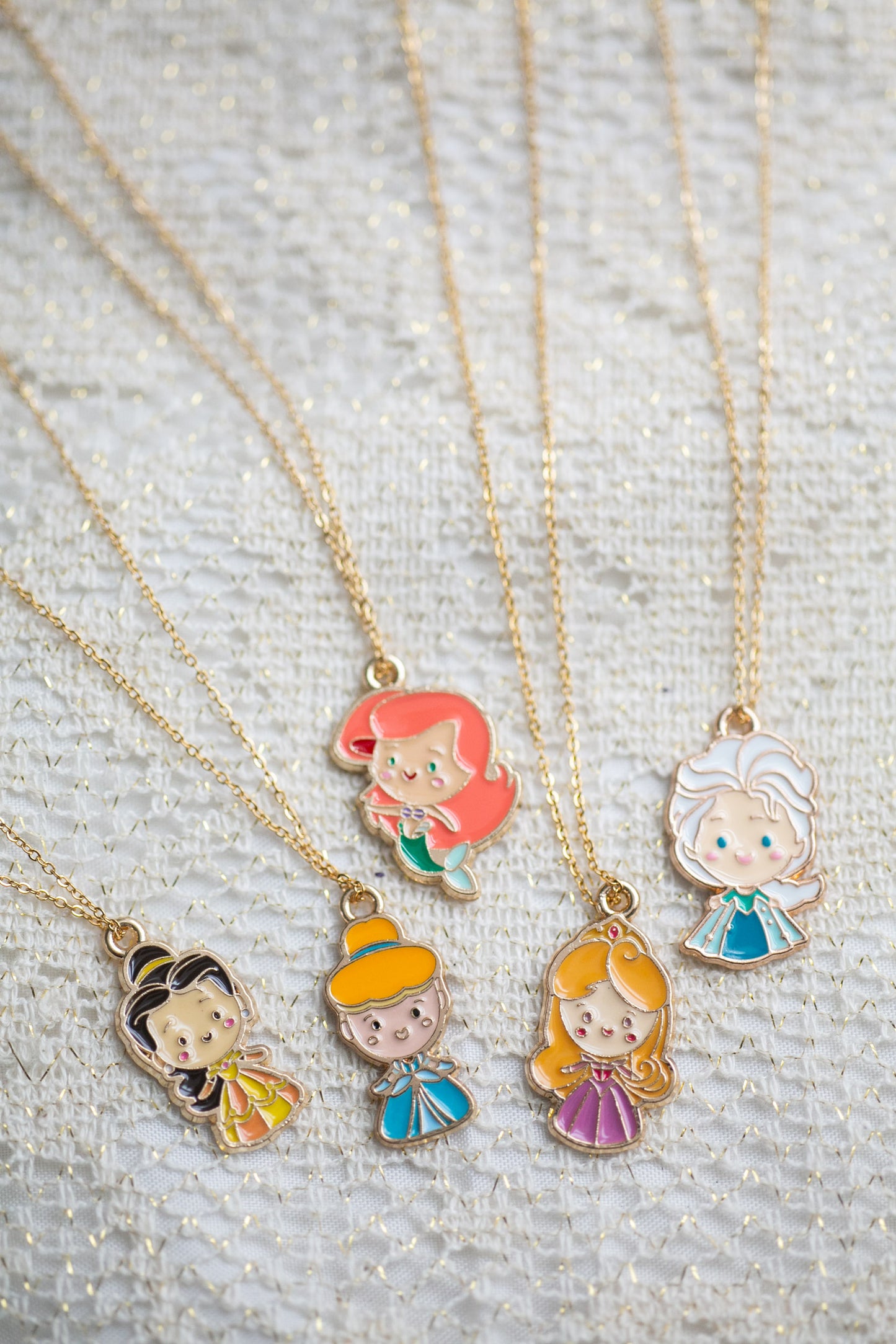 Princess Charm Necklaces