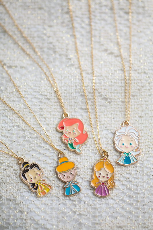 Princess Charm Necklaces