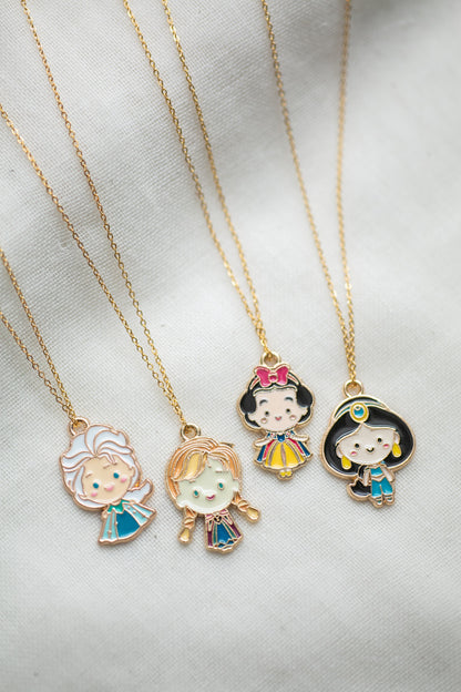 Princess Charm Necklaces