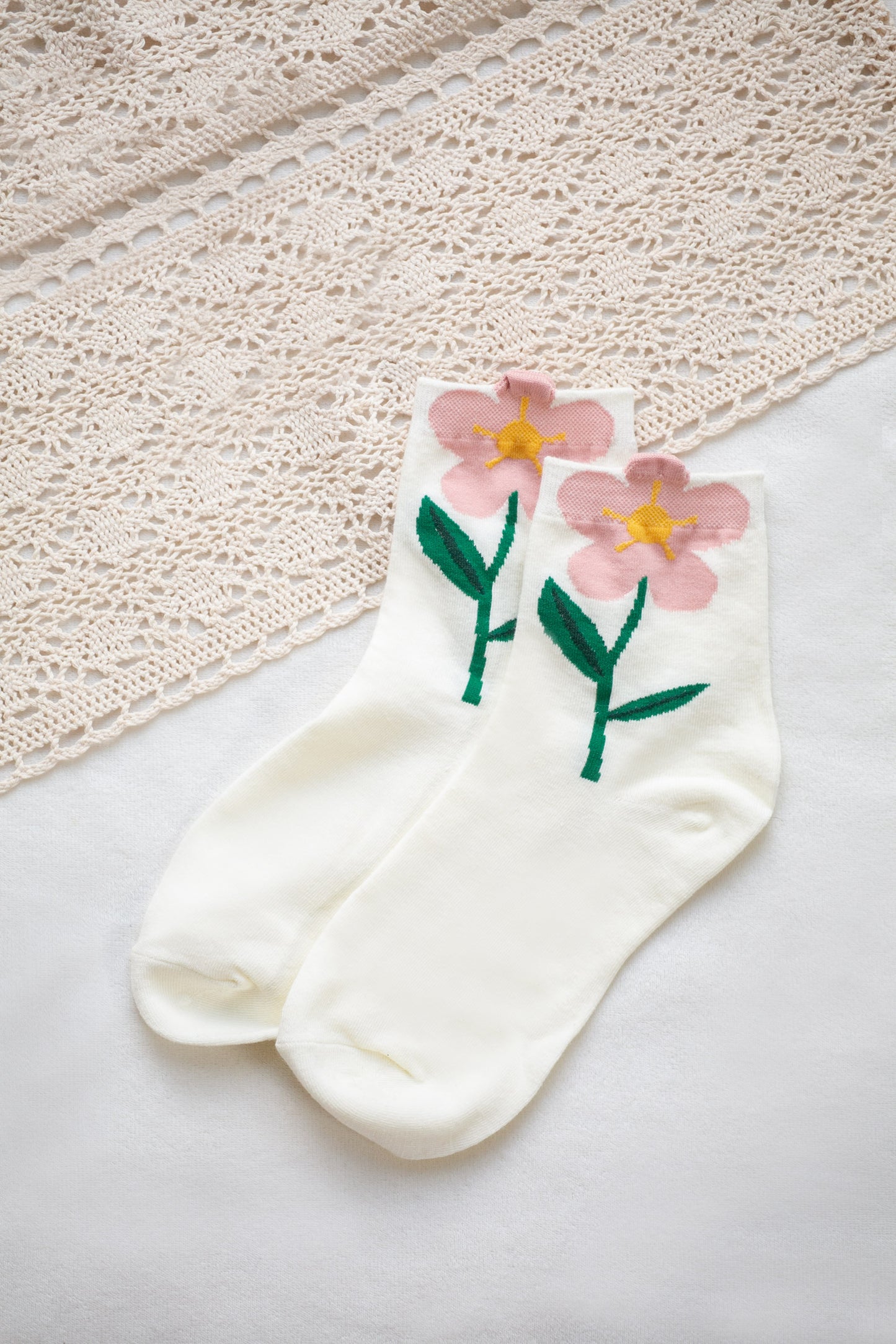 Fun Floral Socks