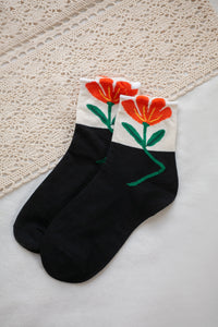 Fun Floral Socks