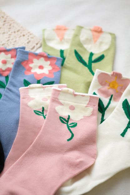Fun Floral Socks