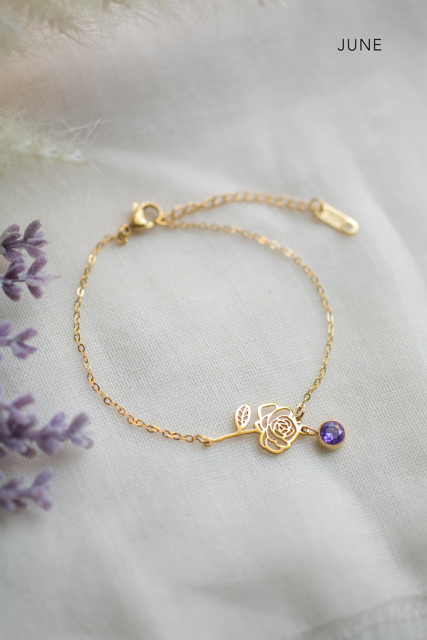 Birth Flower Bracelet