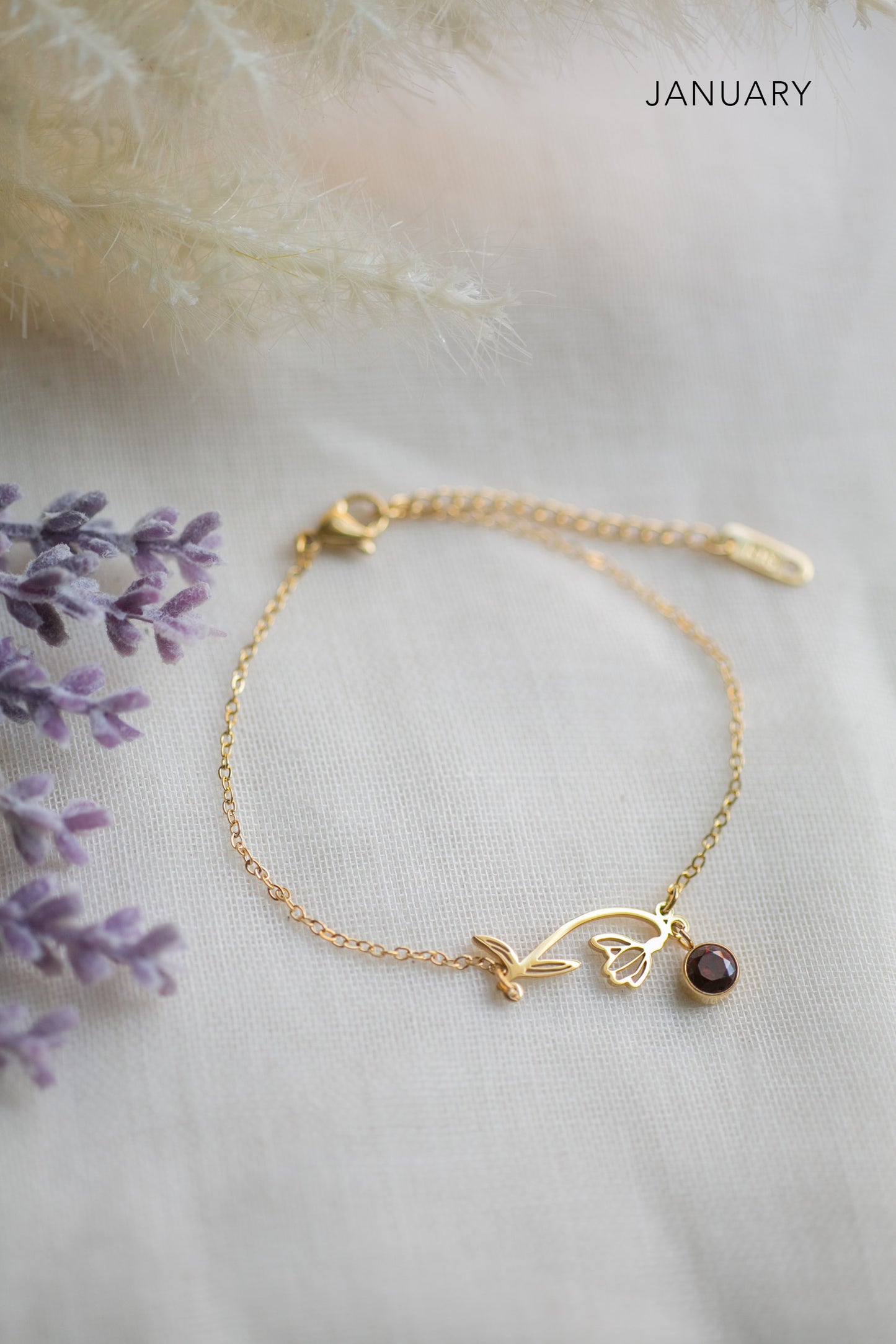 Birth Flower Bracelet