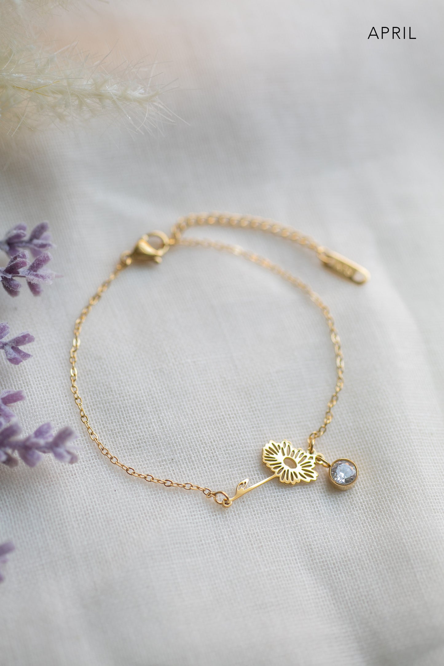 Birth Flower Bracelet