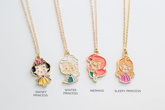 Princess Charm Necklaces