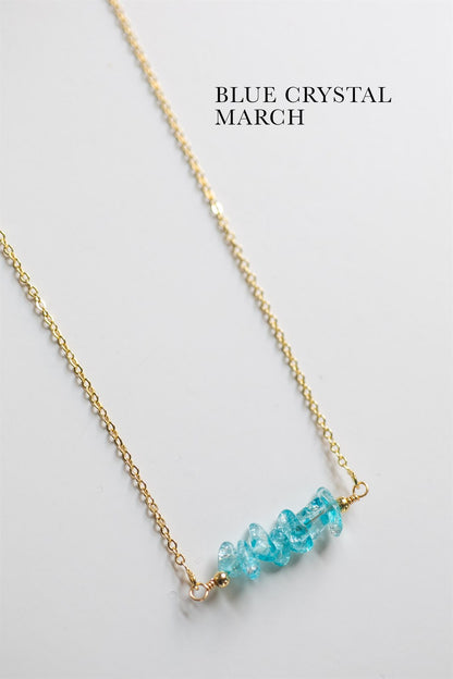 Crystal Birthstone Necklace