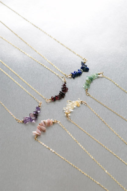 Crystal Birthstone Necklace