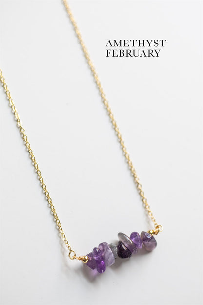Crystal Birthstone Necklace