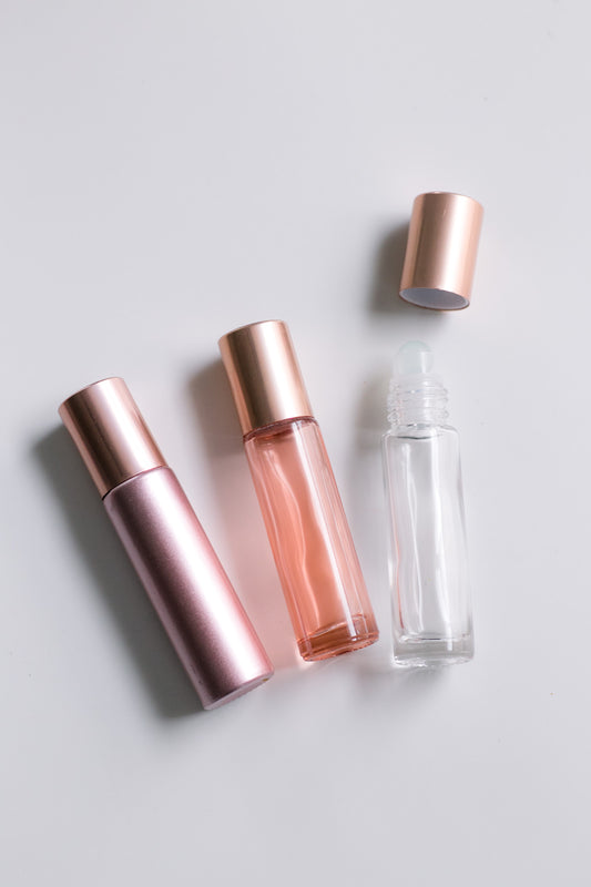 Rose Gold Roller Bottle Trio