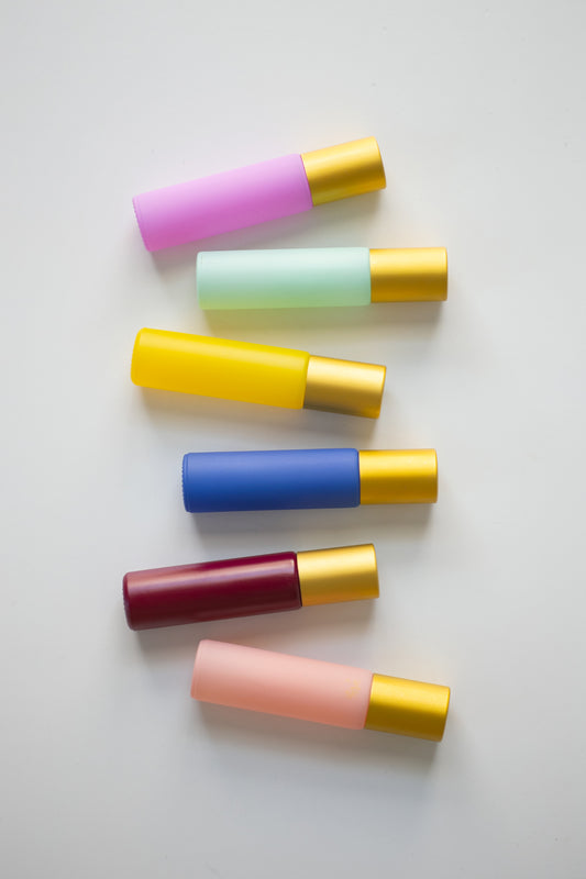 Pretty Pastels Essential Oil Roller Bottle Set