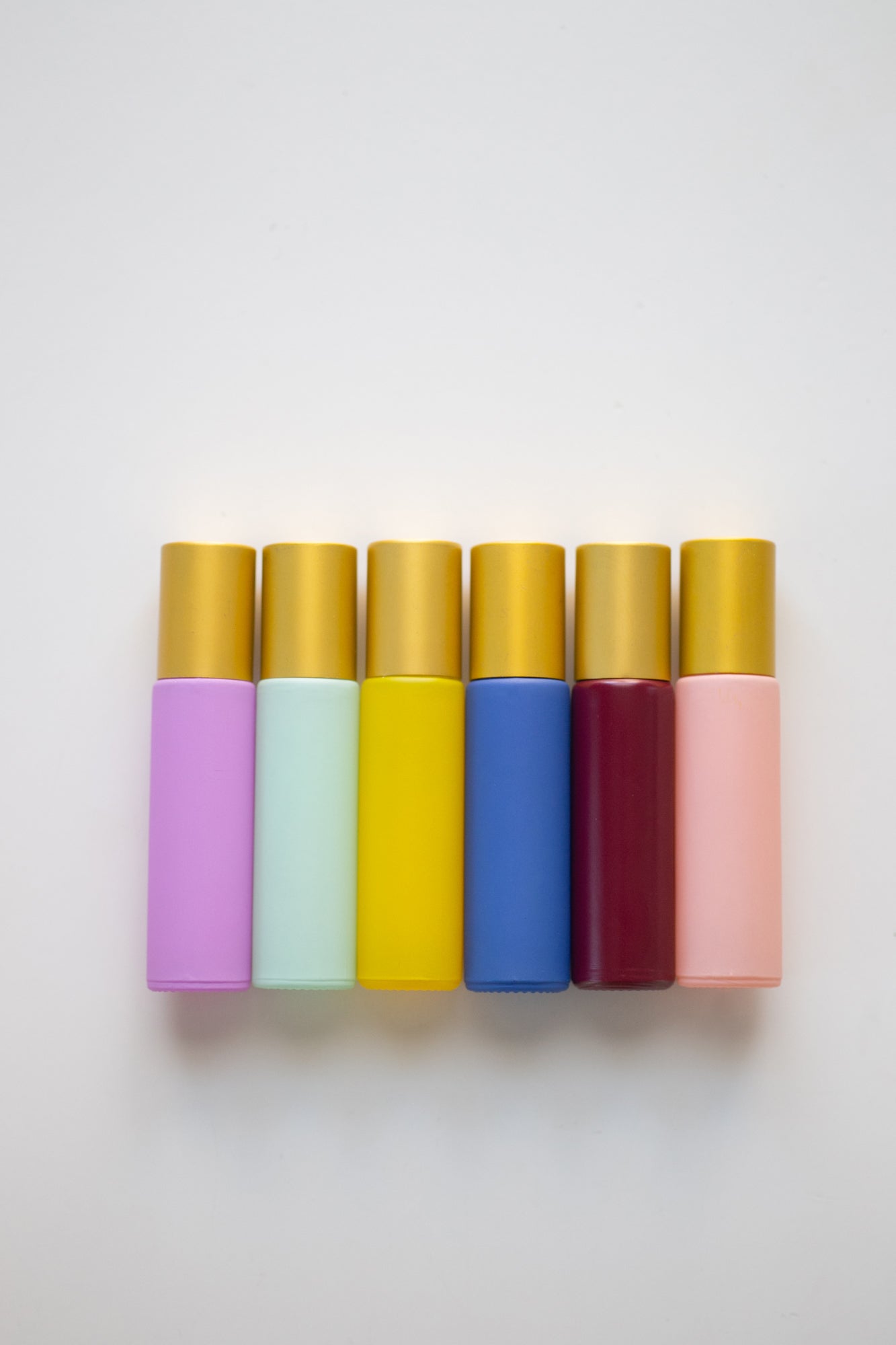Pretty Pastels Essential Oil Roller Bottle Set
