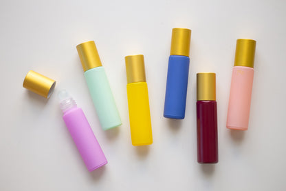 Pretty Pastels Essential Oil Roller Bottle Set