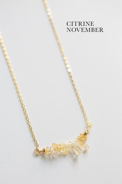 Crystal Birthstone Necklace
