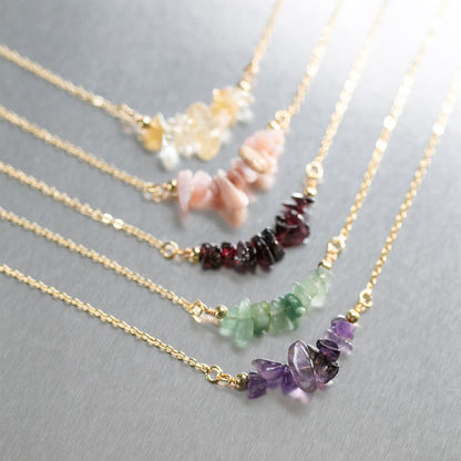 Crystal Birthstone Necklace