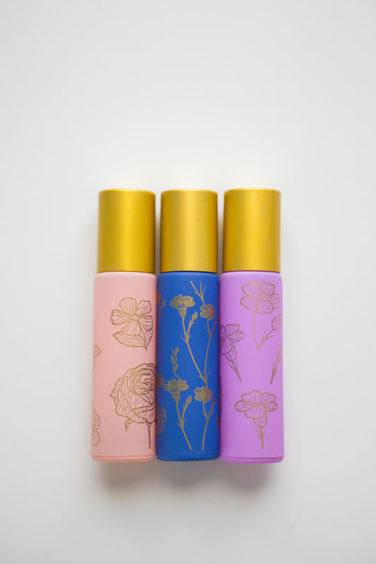 Spring Florals Roller Bottle Trio